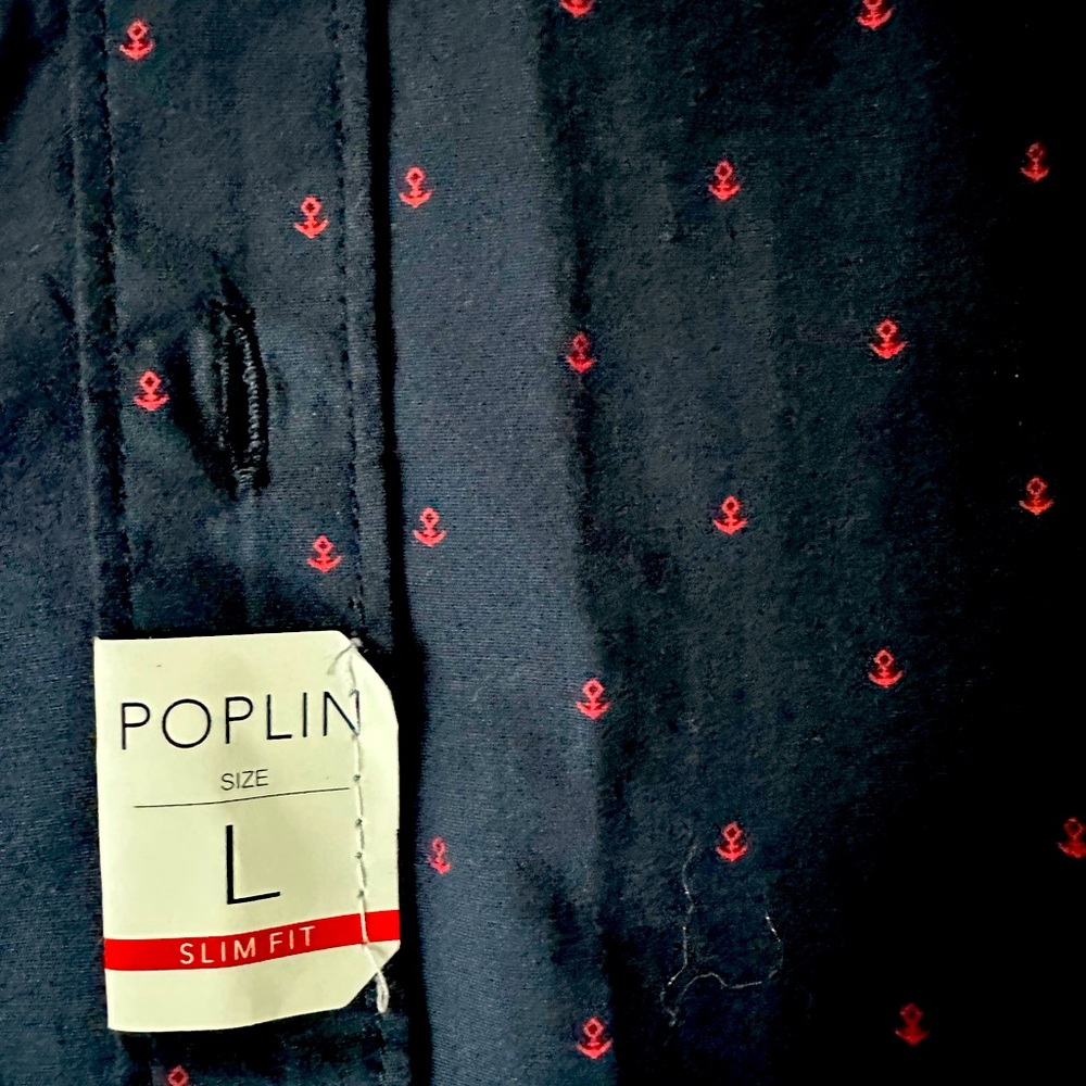 Cactus Man poplin long sleeve button up